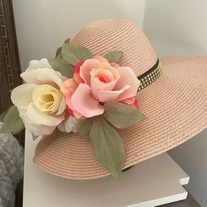 Roses 🌹 Flowers 🌸 Beach Summer Hat